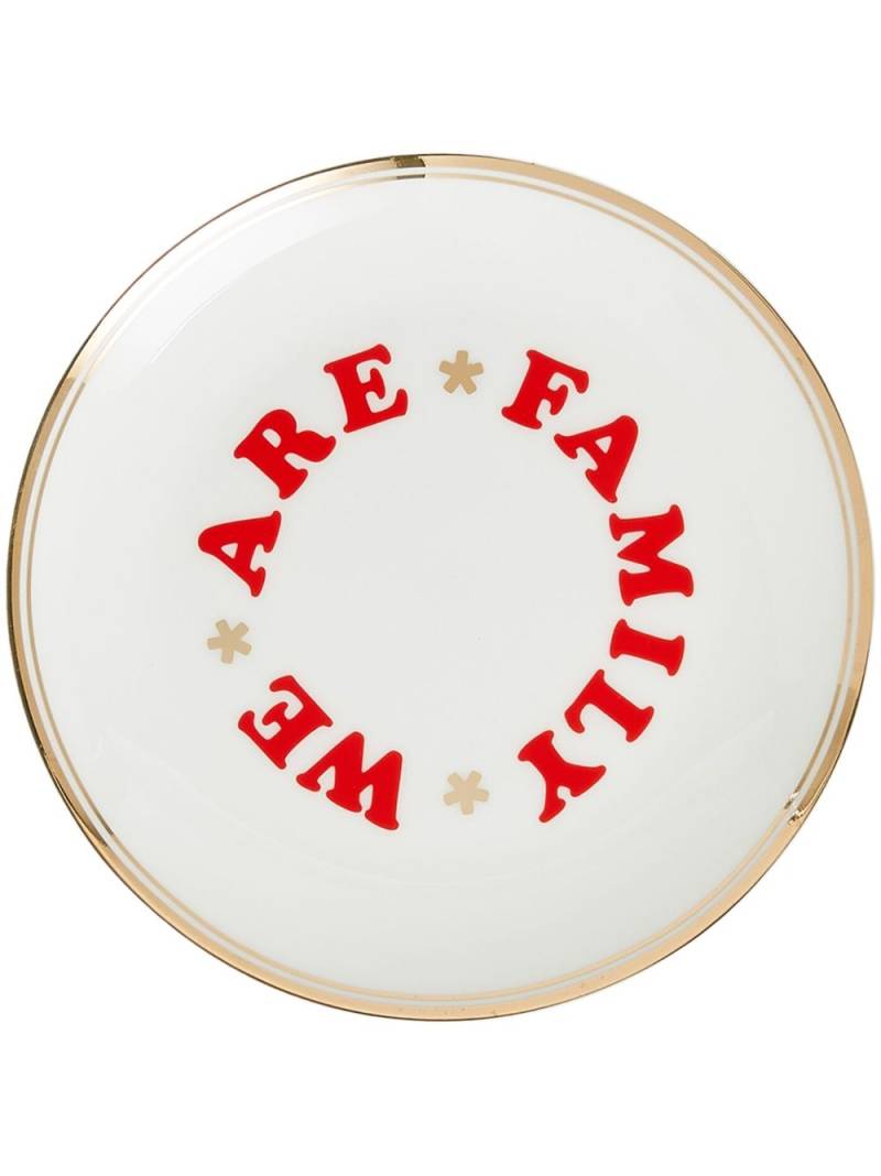 Bitossi Home We Are Family plates (set of six) - White von Bitossi Home