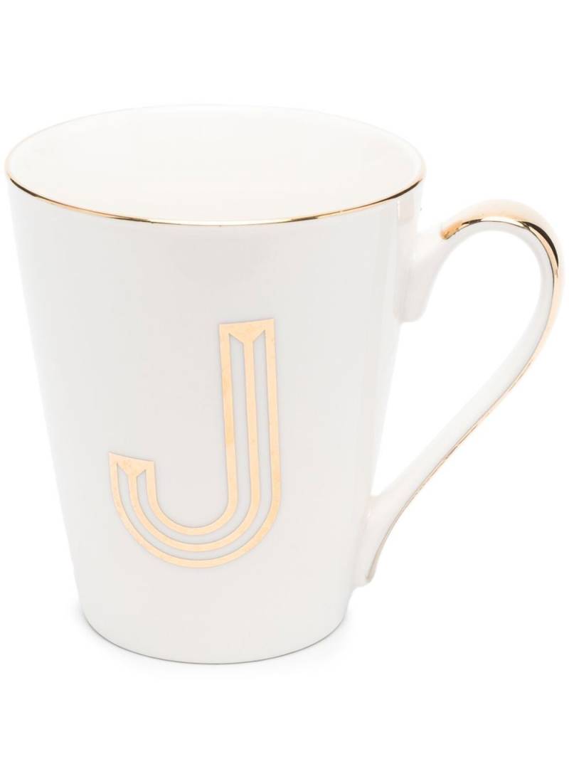 Bitossi Home initial-print glazed mug - White von Bitossi Home