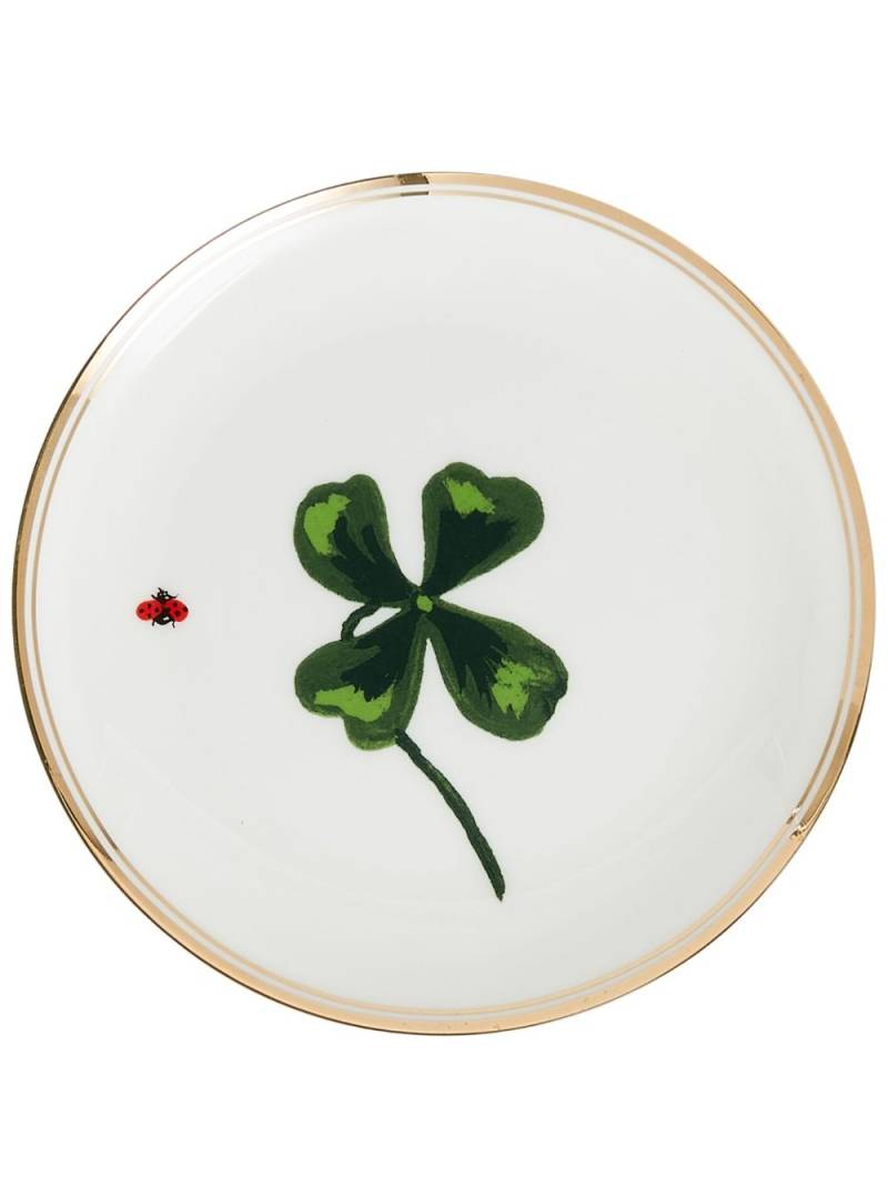 Bitossi Home set-of-six Cloverleaf plates - White von Bitossi Home