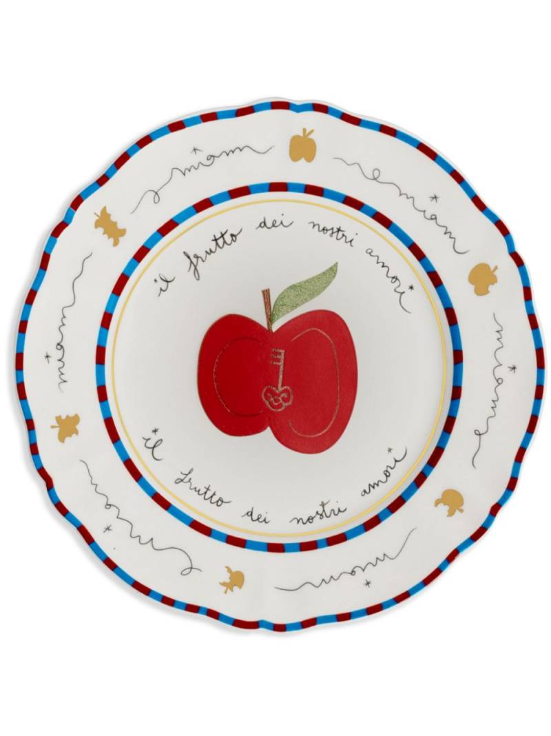 Bitossi Home small Apple porcelain plate (16.5cm) - White von Bitossi Home