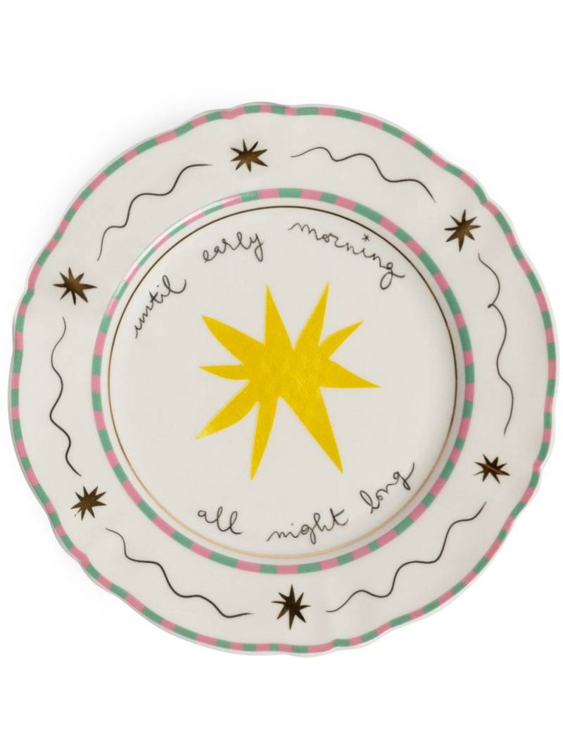 Bitossi Home small Star porcelain plate (16.5cm) - White von Bitossi Home