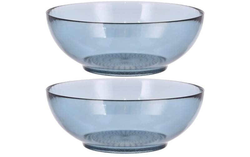 Bitz Salatschüssel »Kusintha 24cm Blau«, 2 tlg., aus Glas von Bitz