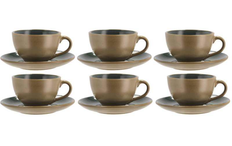 Bitz Tasse »Kaffeetasse Wood 240 ml, 6 Stück«, (Set, 6 tlg.) von Bitz