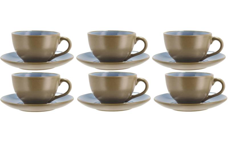 Bitz Tasse »Kaffeetasse Wood 240 ml, 6 Stück«, (Set, 6 tlg.) von Bitz