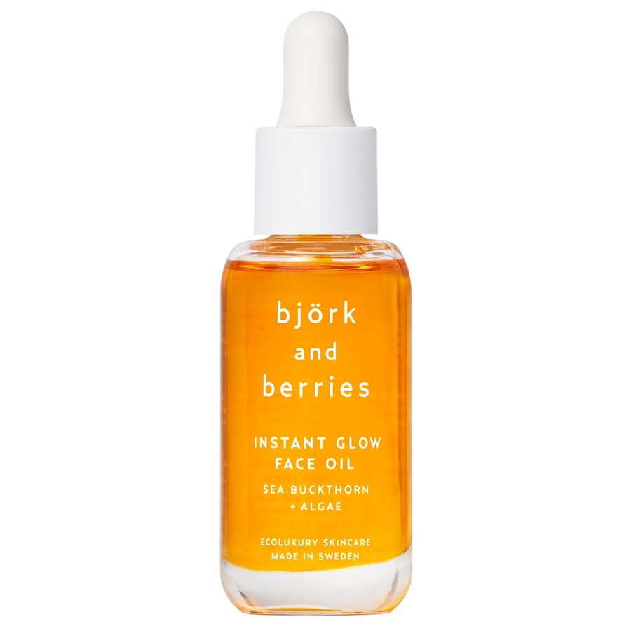 Björk & Berries  Björk & Berries INSTANT GLOW FACE OIL SEA BUCKTHORN + ALGAE gesichtsoel 30.0 ml von Björk & Berries