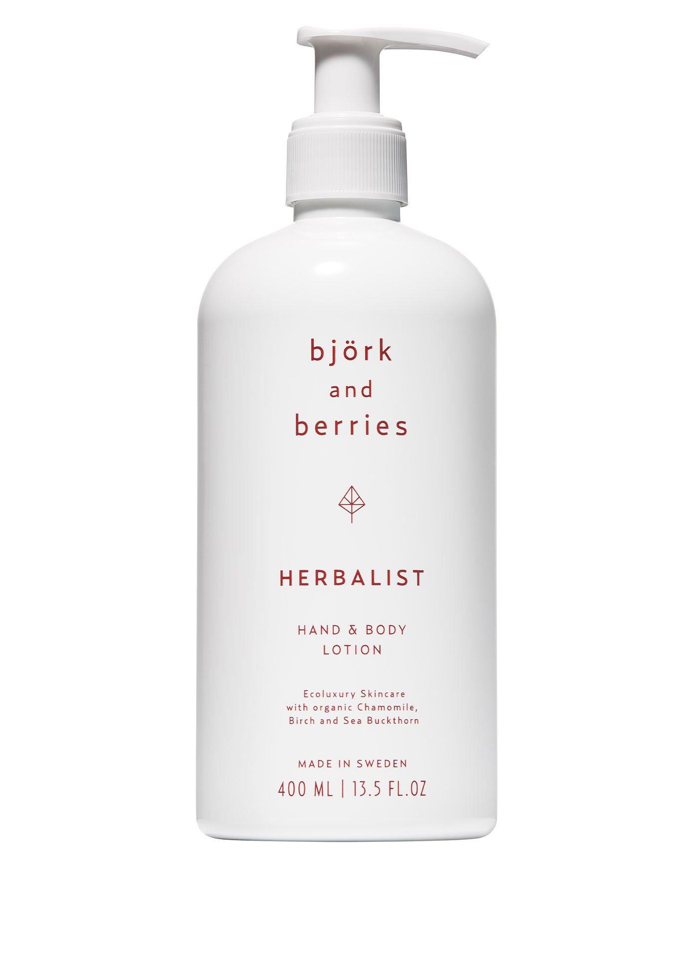 Body Lotion Herbalist Hand & Body Lotion Damen  400ml von Björk & Berries