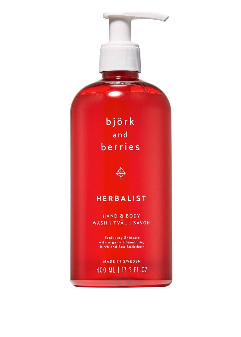 Duschgel Herbalist Hand & Body Wash Damen  400ml von Björk & Berries