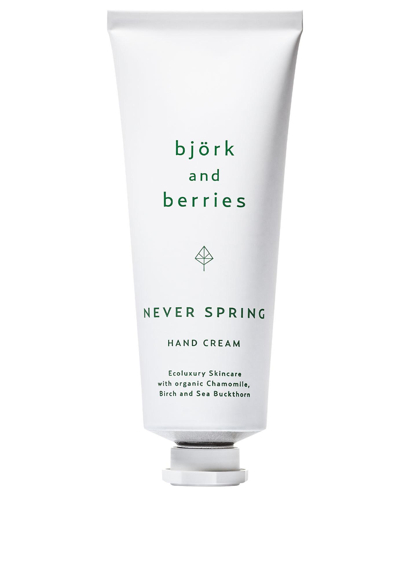 Handpflege Never Spring Hand Cream Damen  50ml von Björk & Berries