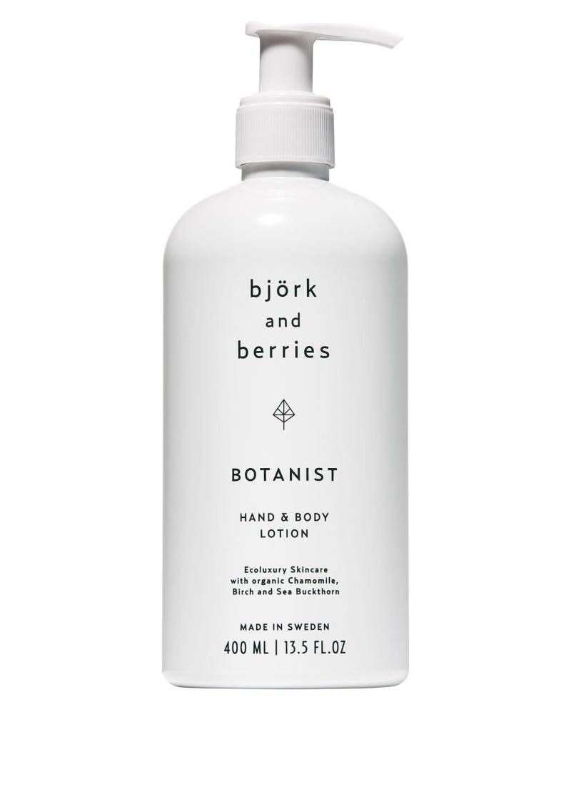 Körperpflege Botanist Hand & Body Lotion Damen  400ml von Björk & Berries