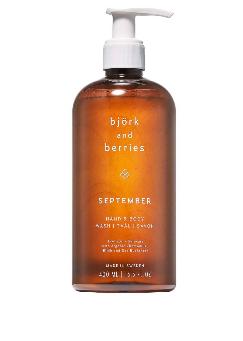 Körperpflege September Hand & Body Wash Damen  400ml von Björk & Berries