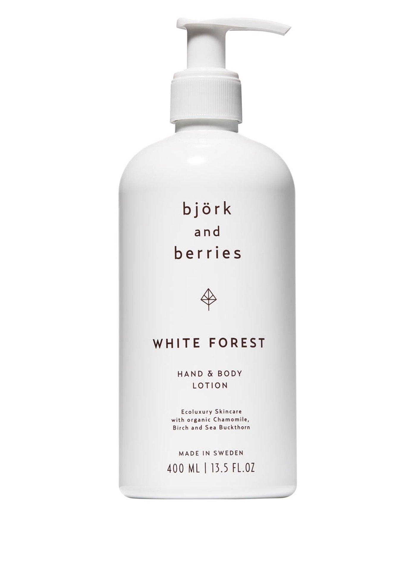 Körperpflege White Forest Hand & Body Lotion Damen  400ml von Björk & Berries