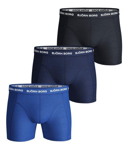 Boxershort 3er Pack Stretch Herren Blau XXL von Björn Borg