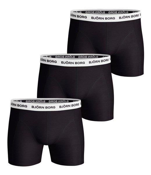 Björn Borg - Boxershort  3er Pack Stretch, für Herren, Weiss, Größe L von Björn Borg