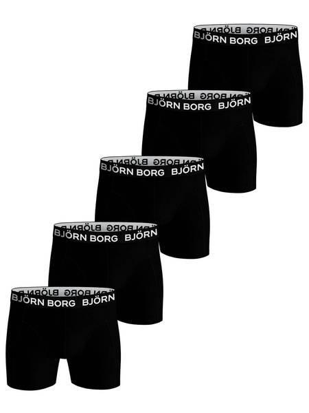 Björn Borg - Boxershort  5er Pack Stretch, für Herren, Schwarz, Größe M von Björn Borg