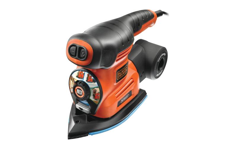 Black + Decker Multischleifer »Multischleifer, Black & Decker, »KA280K Netzbetrieb««, (Set), Werkzeugloser Schleifplattenwechsel von Black + Decker