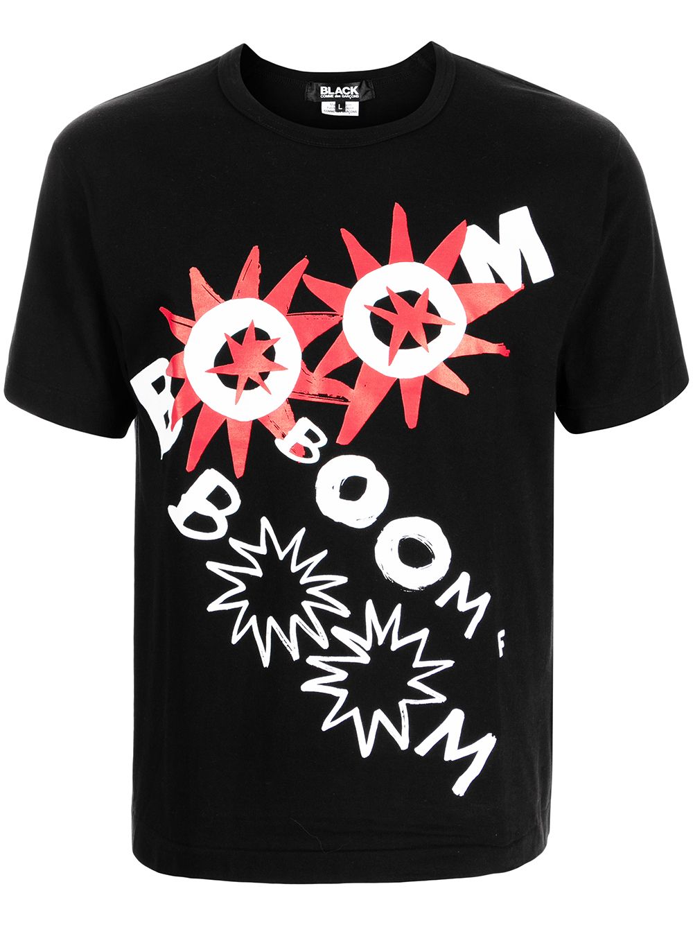 Black Comme Des Garçons Boom graphic-print T-shirt von Black Comme Des Garçons