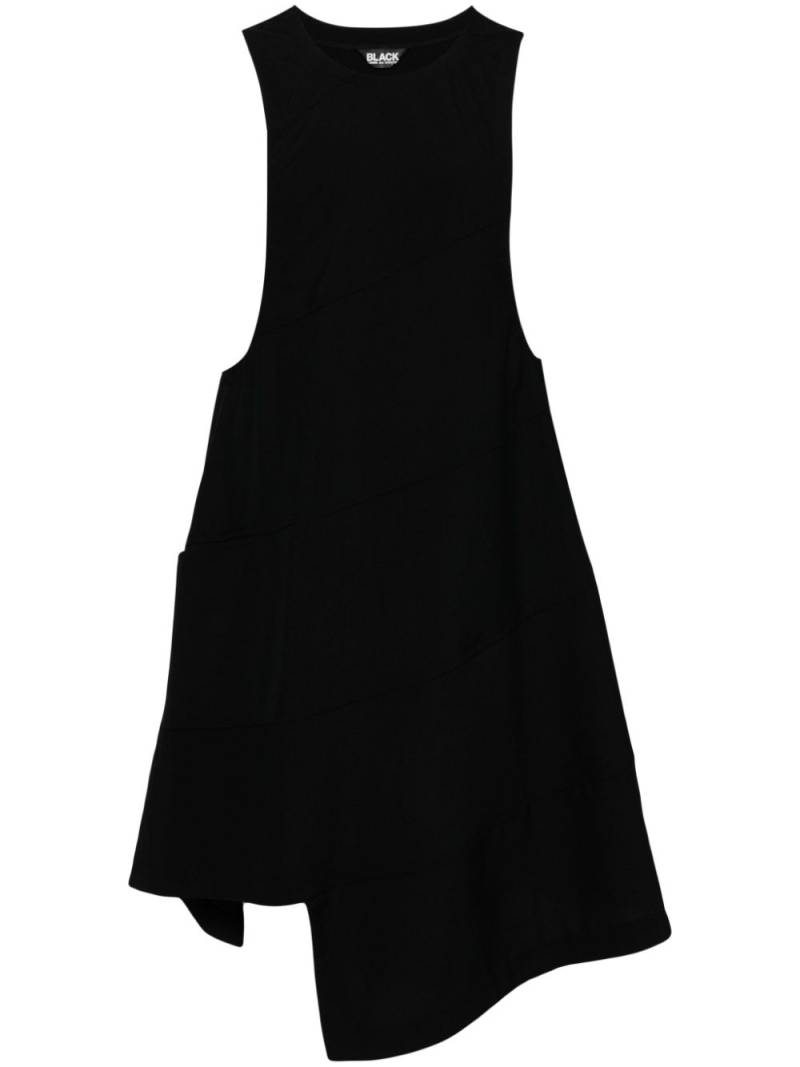 Black Comme Des Garçons asymmetric dress von Black Comme Des Garçons