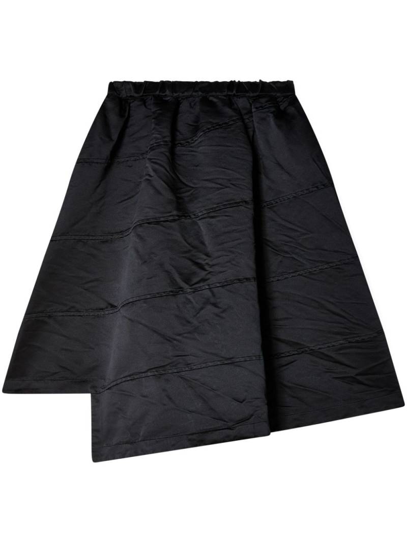 Black Comme Des Garçons asymmetric mini skirt von Black Comme Des Garçons