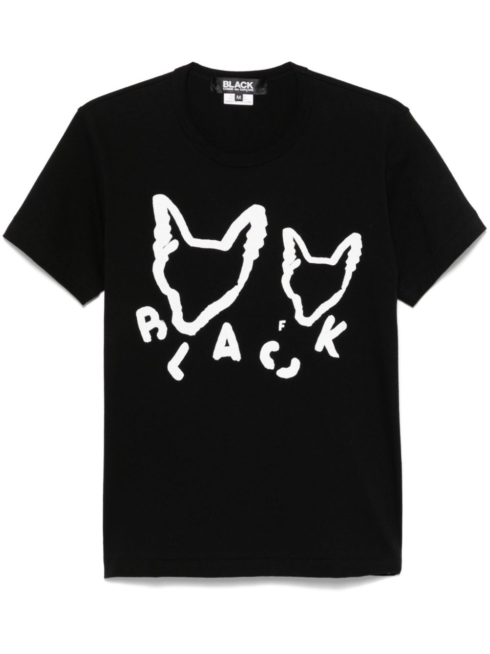 Black Comme Des Garçons cat-print T-shirt von Black Comme Des Garçons