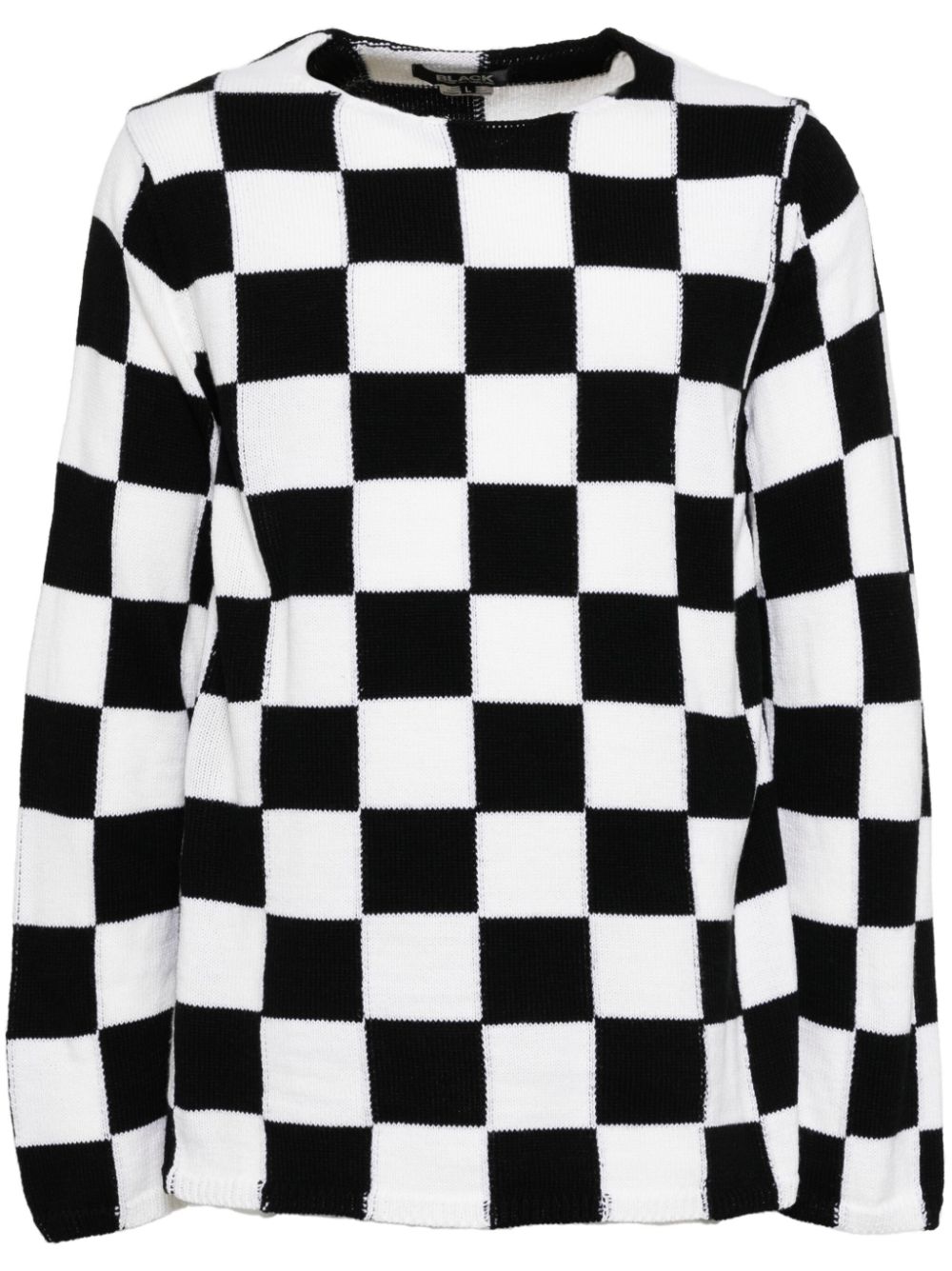 Black Comme Des Garçons checked jumper von Black Comme Des Garçons