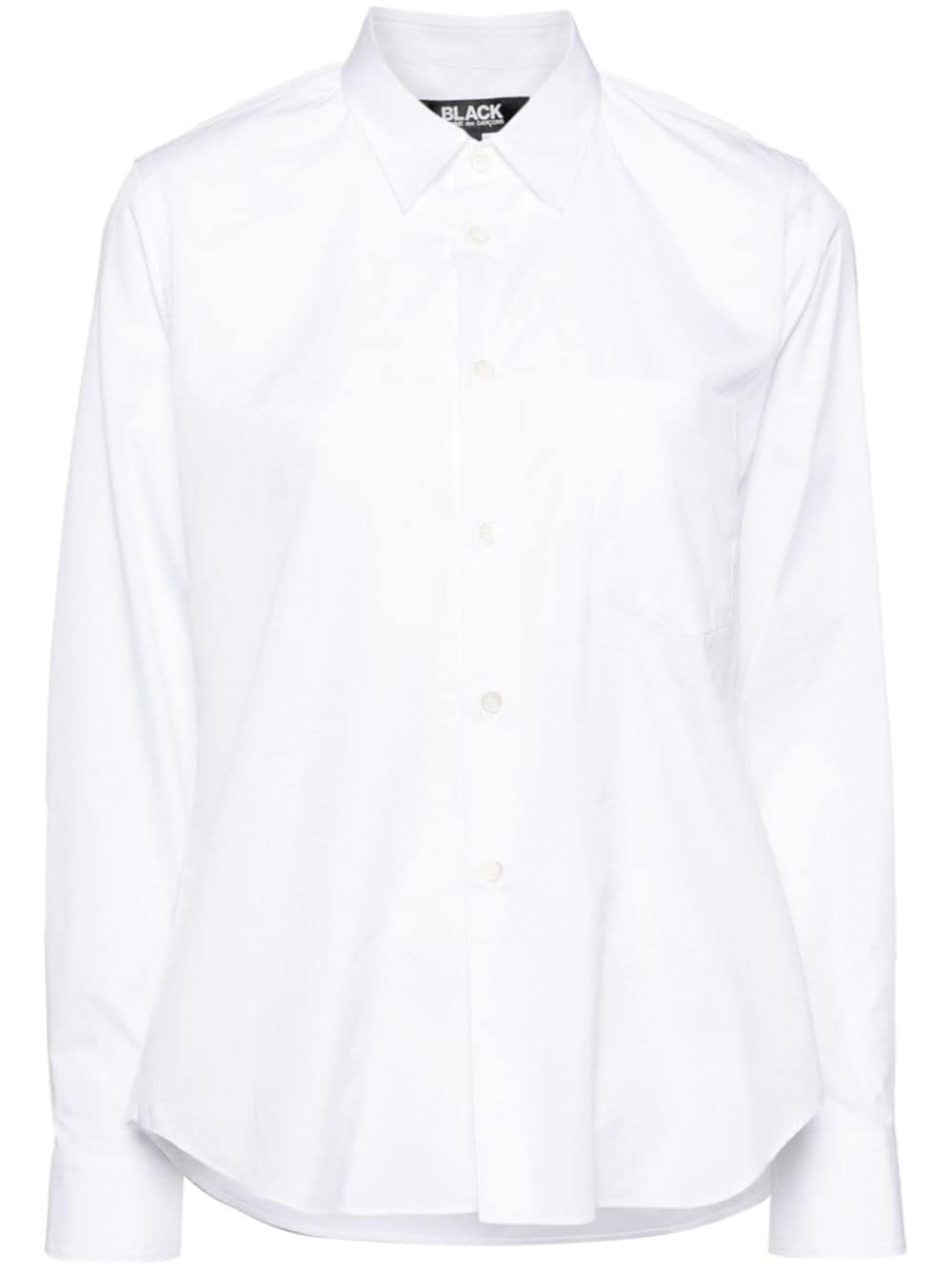 Black Comme Des Garçons cotton shirt - White von Black Comme Des Garçons