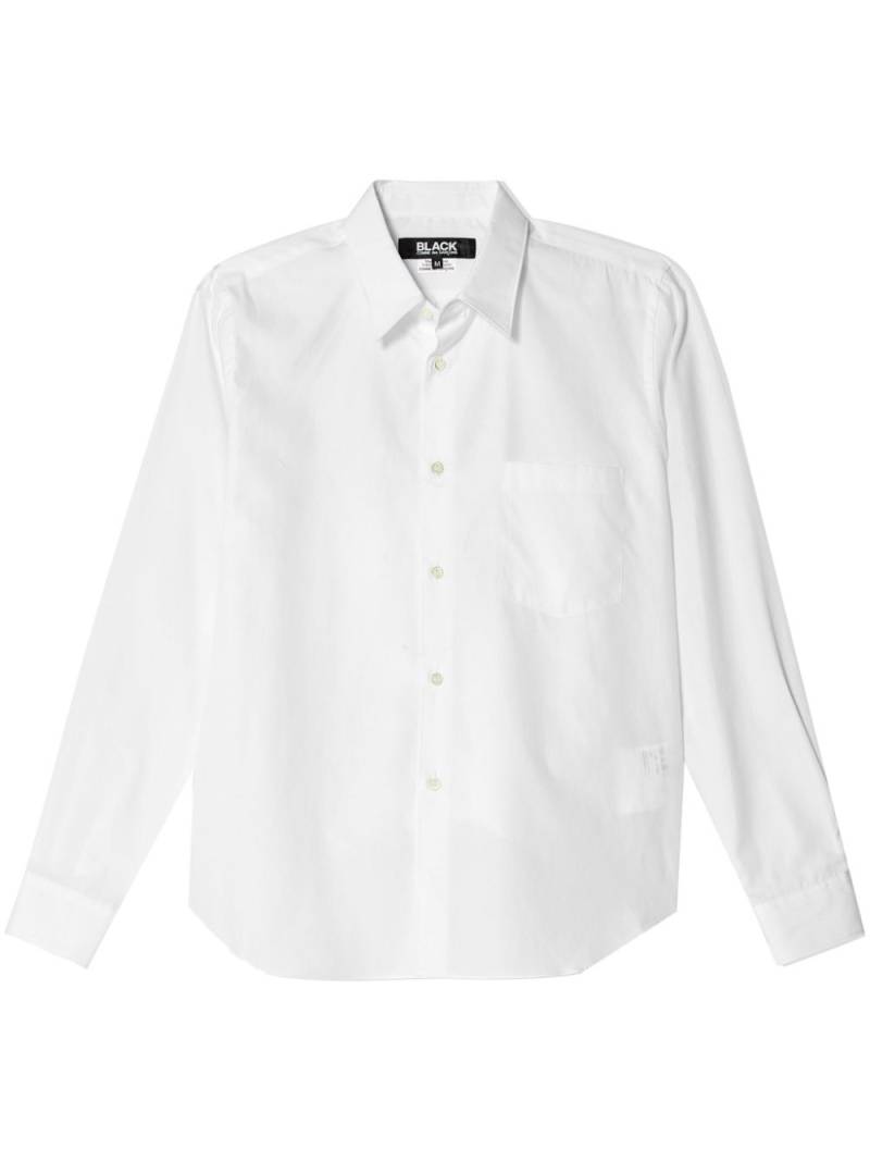 Black Comme Des Garçons cotton shirt - White von Black Comme Des Garçons