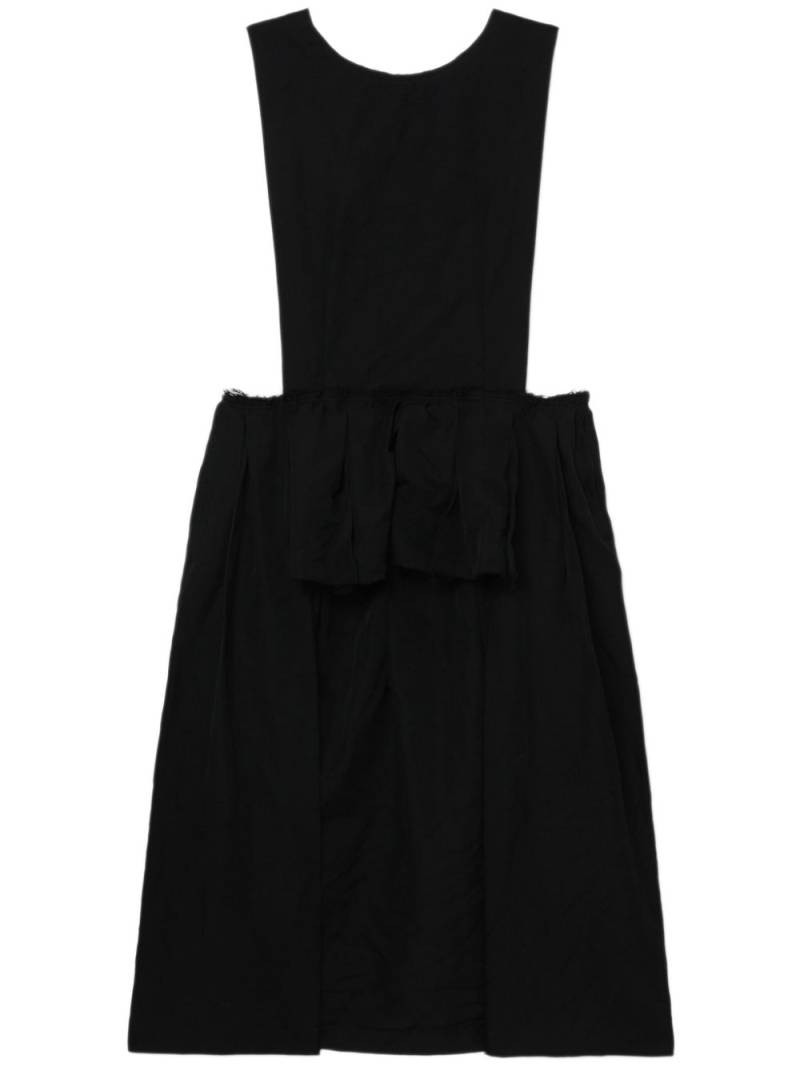 Black Comme Des Garçons cut-out midi dress von Black Comme Des Garçons