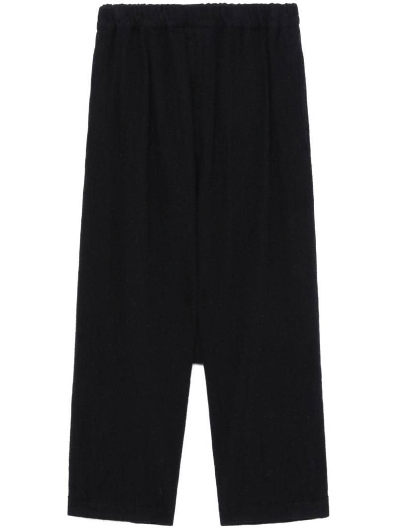 Black Comme Des Garçons drop-crotch trousers von Black Comme Des Garçons