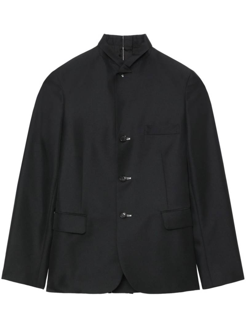 Black Comme Des Garçons layered single-breasted blazer von Black Comme Des Garçons