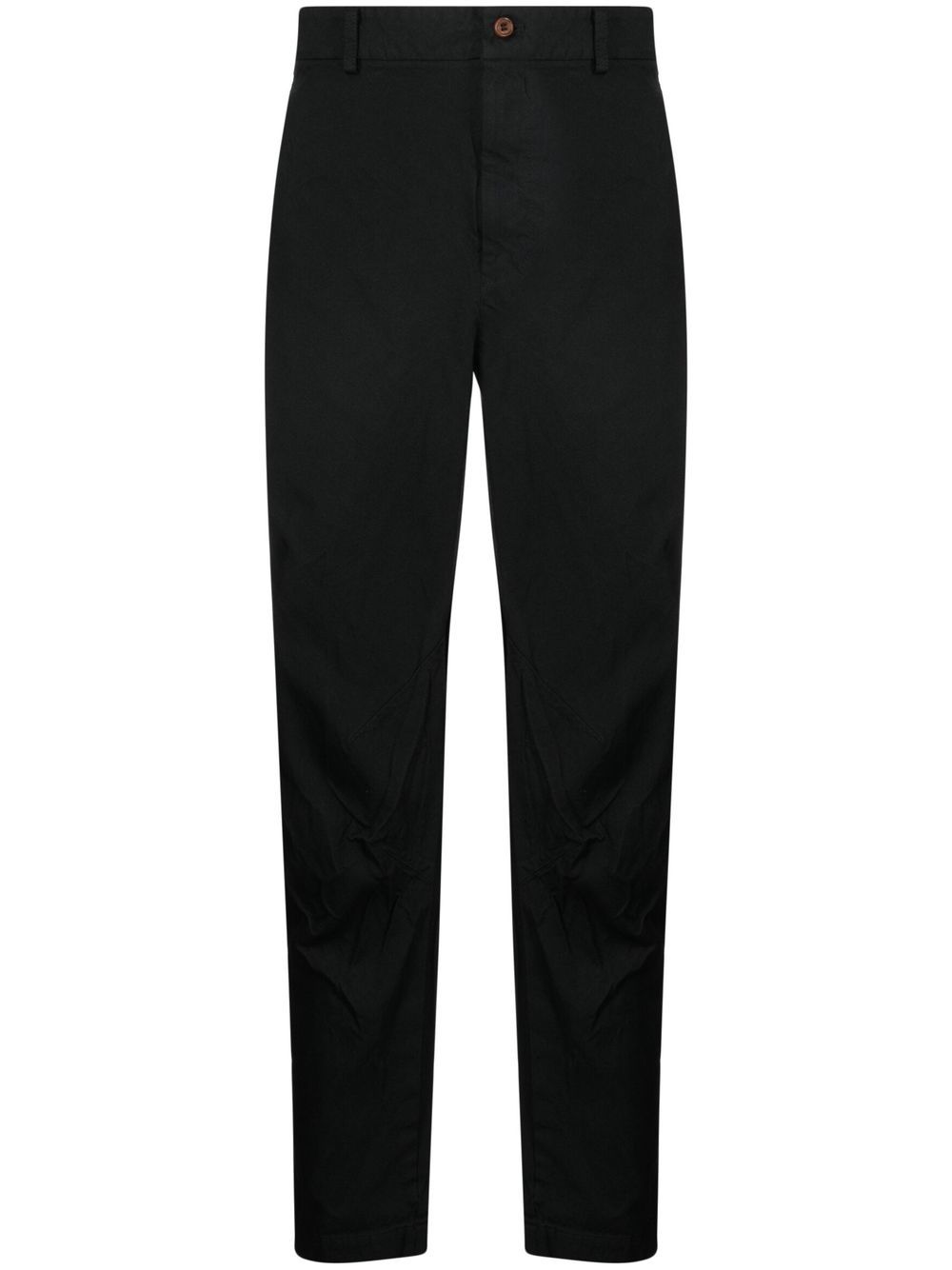 Black Comme Des Garçons mid-rise cropped trousers von Black Comme Des Garçons