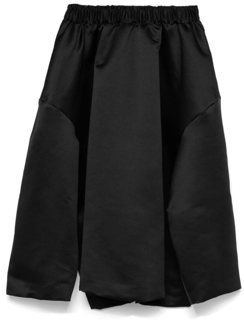 Black Comme Des Garçons panelled midi skirt von Black Comme Des Garçons