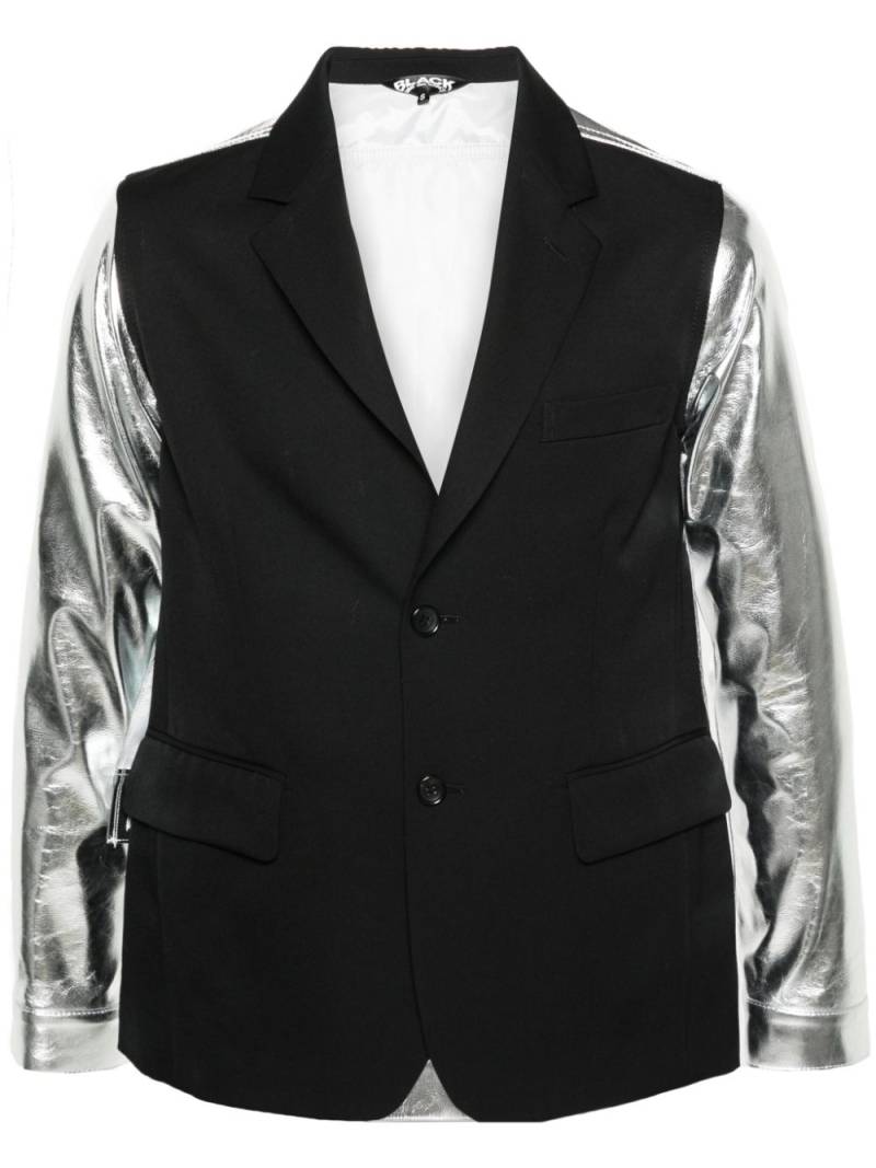 Black Comme Des Garçons patchwork panelled blazer von Black Comme Des Garçons