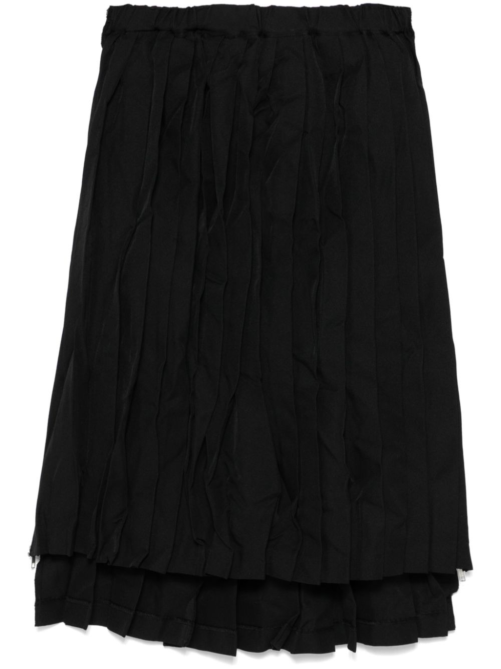 Black Comme Des Garçons pleated skirt von Black Comme Des Garçons