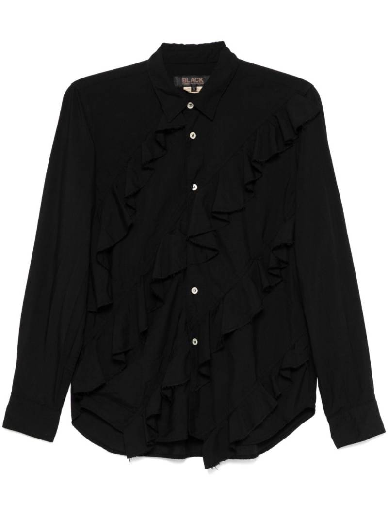 Black Comme Des Garçons ruffled blouse von Black Comme Des Garçons