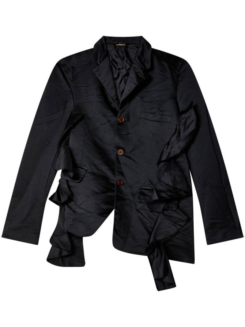 Black Comme Des Garçons ruffled jacket von Black Comme Des Garçons