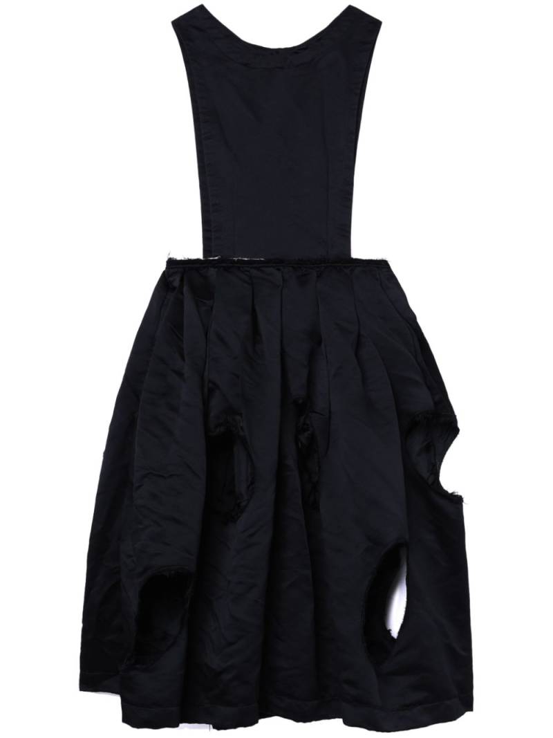 Black Comme Des Garçons sleeveless pleated midi dress von Black Comme Des Garçons