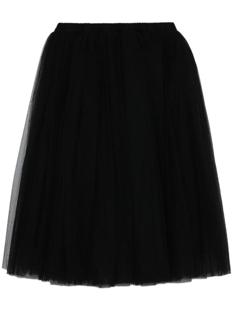 Black Comme Des Garçons tulle midi skirt von Black Comme Des Garçons