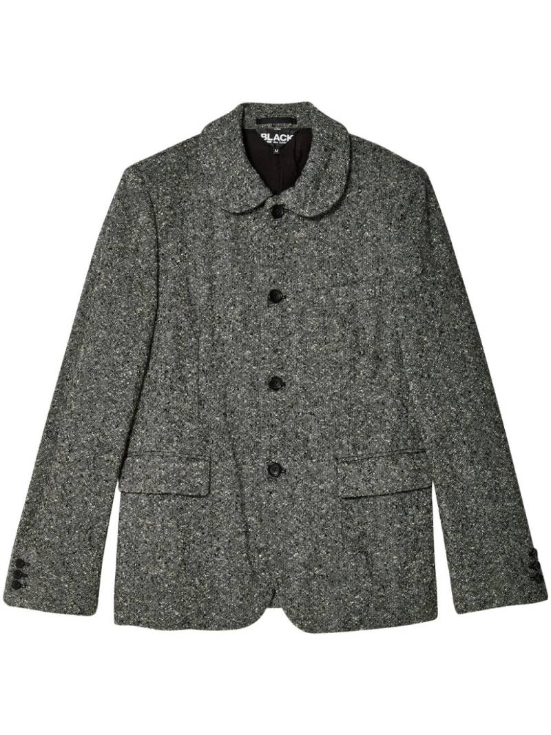 Black Comme Des Garçons wool-blend blazer - Grey von Black Comme Des Garçons