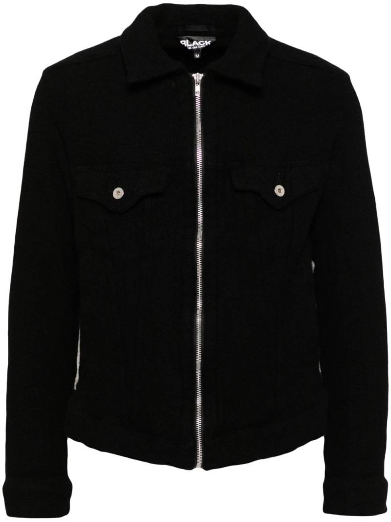 Black Comme Des Garçons zip-up jacket von Black Comme Des Garçons