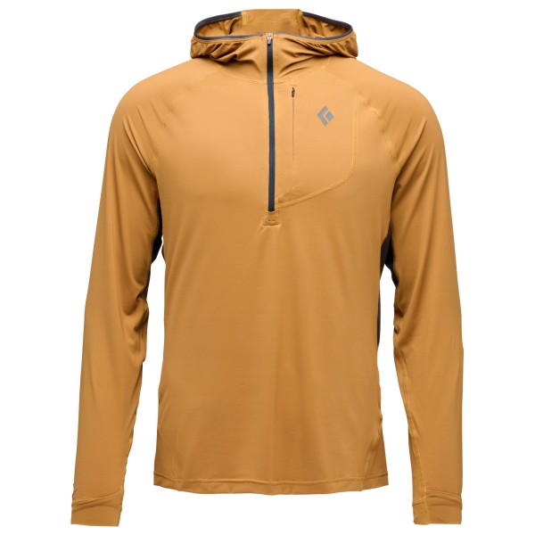 Black Diamond - Alpenglow Pro Hoody - Longsleeve Gr S orange von Black Diamond