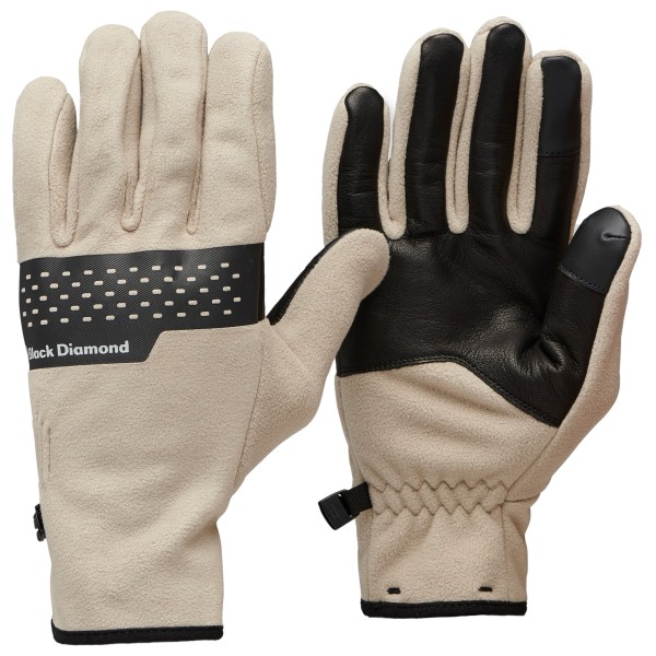 Black Diamond - Alpine Fleece Gloves - Handschuhe Gr L;M;S;XS beige von Black Diamond