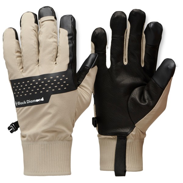 Black Diamond - Alpine Softshell Gloves - Handschuhe Gr L;M;S;XL;XS schwarz/beige von Black Diamond