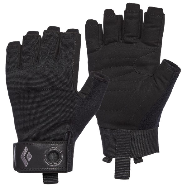 Black Diamond - Crag Half-Finger Gloves - Handschuhe Gr L schwarz von Black Diamond