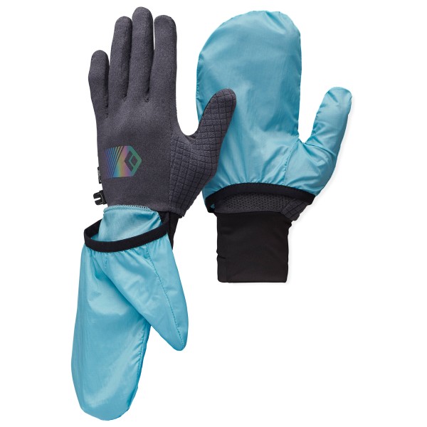 Black Diamond - Deploy Wind Hood Gloves - Handschuhe Gr L türkis von Black Diamond