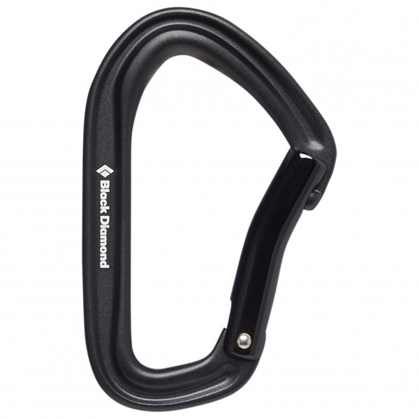 Black Diamond - Hotforge Bent Gate - Schnappkarabiner schwarz/grau Black Diamond - Hotforge Bent Gate - Schnappkarabiner schwarz/grau von Black Diamond
