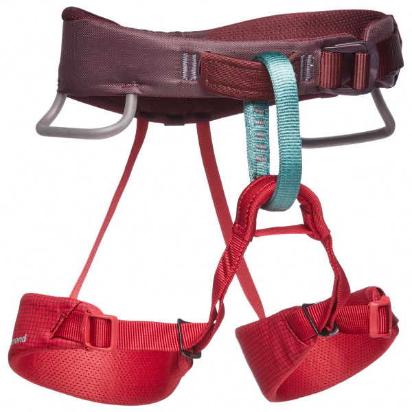 Black Diamond - Kid's Momentum Harness - Klettergurt Gr One Size rot von Black Diamond