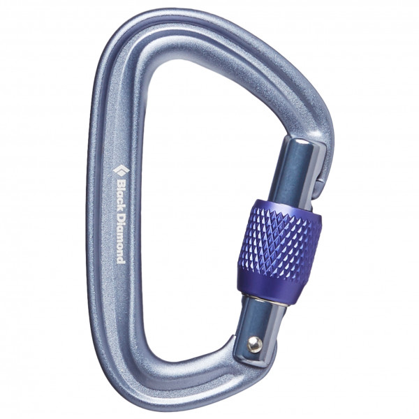 Black Diamond - Liteforge Screwgate Carabiner - Schraubkarabiner grau;schwarz/grau von Black Diamond