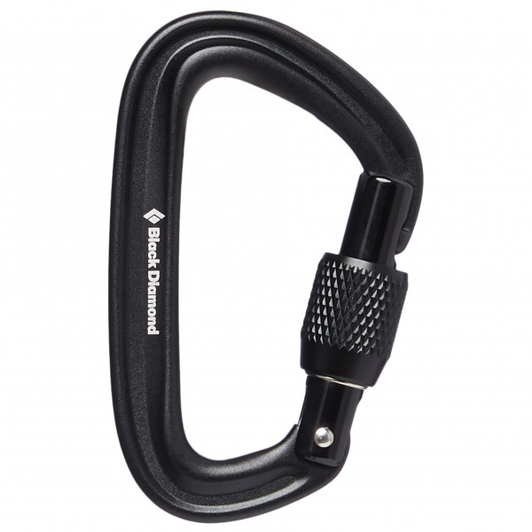 Black Diamond - Liteforge Screwgate Carabiner - Schraubkarabiner schwarz/grau von Black Diamond