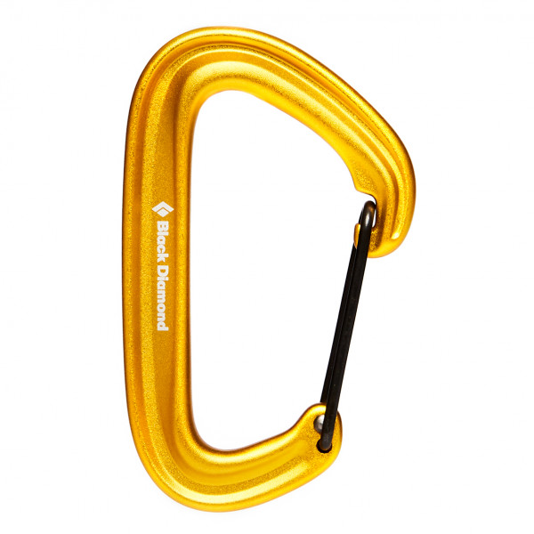 Black Diamond - Litewire Carabiner - Schnappkarabiner gelb von Black Diamond