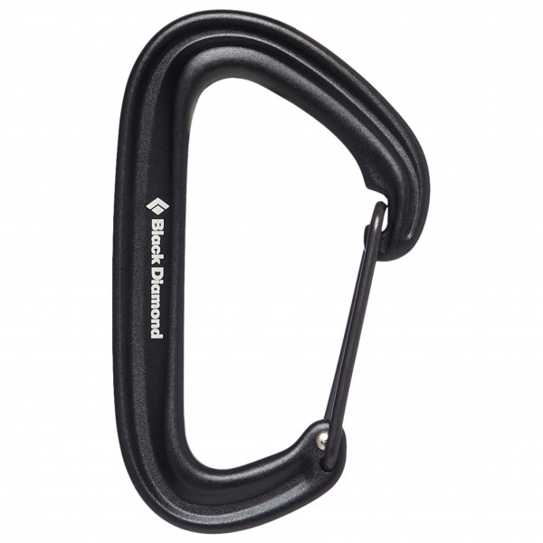 Black Diamond - Litewire Carabiner - Schnappkarabiner grau/schwarz von Black Diamond